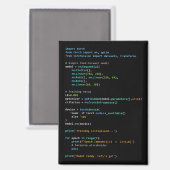 Coding Humor - Entwicklerlogik und Tech-Leben Magnet (Vorderseite/Rückseite)