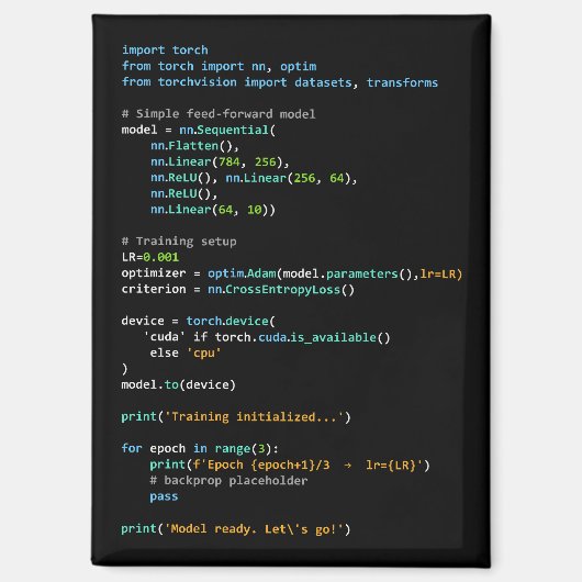 Coding Humor - Entwicklerlogik und Tech-Leben Magnet (Vorderseite)