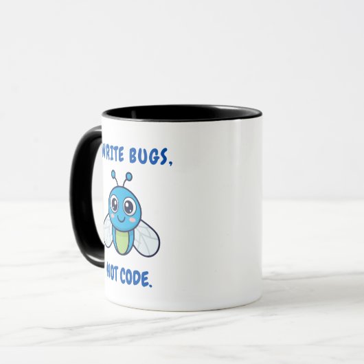 Coding Humor Mug Tasse (Vorderseite Links)