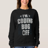 Coding Is My Cardio  Funny Programmer's Coding Ent Sweatshirt (Vorderseite)