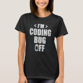 Coding Is My Cardio Funny Programmer's Coding Ent T-Shirt (Vorderseite)