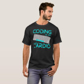 Coding ist mein Cardio IT Tech Software Engineer T-Shirt (Vorne ganz)