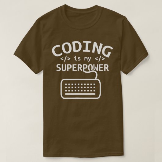 Coding ist mein superleistungsfähiges Coder Code S T-Shirt (Design vorne)