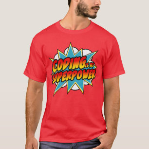 Coding ist meine Superhelden-Comic-Codierer HTML-P T-Shirt