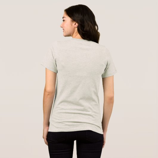 Coding-Katze Tri-Blend Shirt (Rückseite voll)
