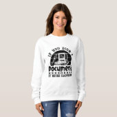 Coding Medical Coder, wenn Sie keine Dokumentation Sweatshirt (Vorne ganz)