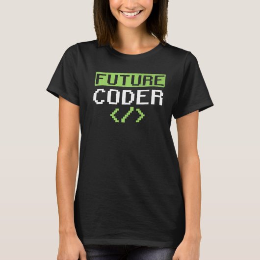 Coding-Programmierer für zukünftige Redewendungen T-Shirt (Vorderseite)
