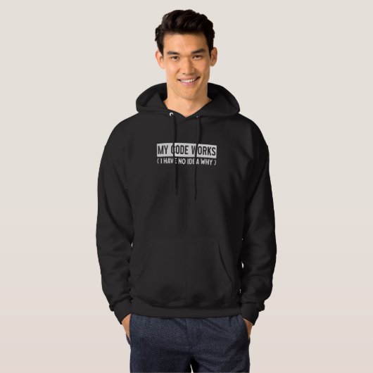 Coding Quote Computerprogrammierung Hoodie (Vorne ganz)