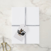 Coding Siamese Cat Cartoon Geschenkanhänger (Mit Garn)