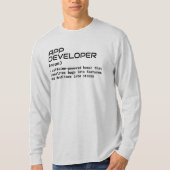 Coding Spaß - App Developer Definition Shirt (Vorderseite)