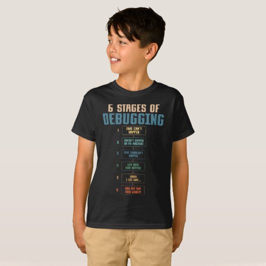 Coding Spaß Debuggen von Bug Coder T-Shirt (Vorne ganz)