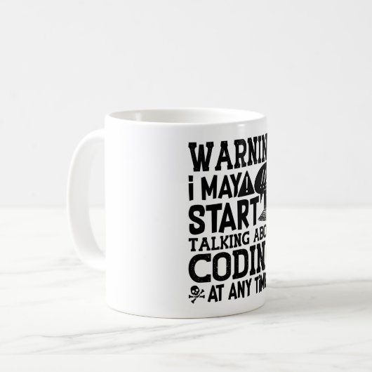 Coding Warnungen für medizinische Coder Ich kann a Kaffeetasse (Vorderseite Links)