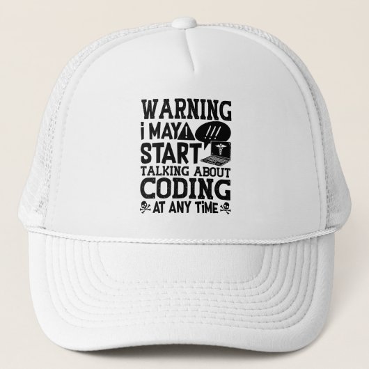 Coding Warnungen für medizinische Coder Ich kann a Truckerkappe (Vorderseite)