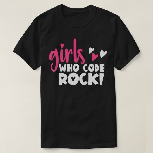 Coding Web Designer für Computerprogrammierer Girl T-Shirt (Design vorne)