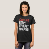 Coding Women Men Code Developer Programmierung Gee T-Shirt (Vorne ganz)