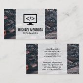 Coding Zeros and Ons | CPU-Schalttafel Visitenkarte (Vorne/Hinten)