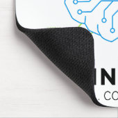 Codingholic Tech Brain Programmer | Entwicklergesc Mousepad (Ecke)