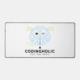 Codingholic Tech Brain Programmierer & Coder Schreibtischunterlage