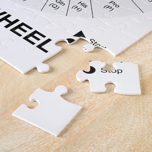 Codon-Rad (RNS Codons-Aminosäuren) Puzzle (Seite)