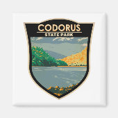 Codorus Staat Park Pennsylvania Abzeichen Magnet (Vorne)