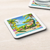 CODRILLO MIT KOKWASSER GETRÄNKEUNTERSETZER (Linke Seite)