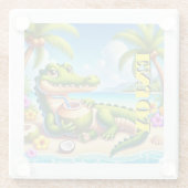 CODRILLO MIT KOKWASSER GLASUNTERSETZER (Rückseite)