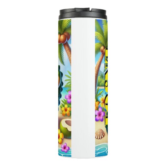 CODRILLO MIT KOKWASSER THERMOSBECHER (Rückseite)