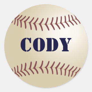 Cody Baseball Sticker / Siegel