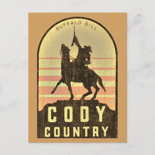 Cody Country Wyoming Postkarte (Vorderseite)