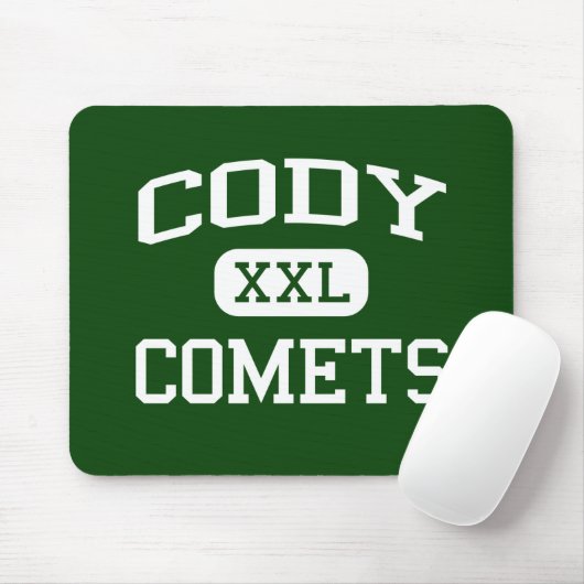 Cody - Kometen - Highschool - Detroit Michigan Mousepad (Mit Mouse)