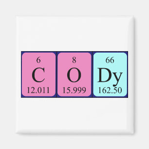 Cody Periodenmagnet Magnet