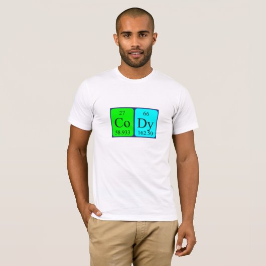 Cody Periodenname Shirt (Vorne ganz)