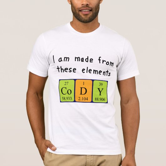 Cody Periodenname Shirt (Vorderseite)