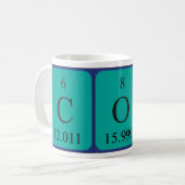 Cody Periodenname Tasse (Vorderseite Links)