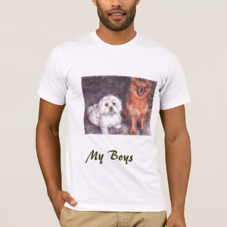Cody u. ausgewachsener männlicher Känguru,    T-Shirt