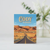 Cody USA Postkarte (Stehend Vorderseite)