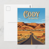 Cody USA Postkarte (Vorne/Hinten)