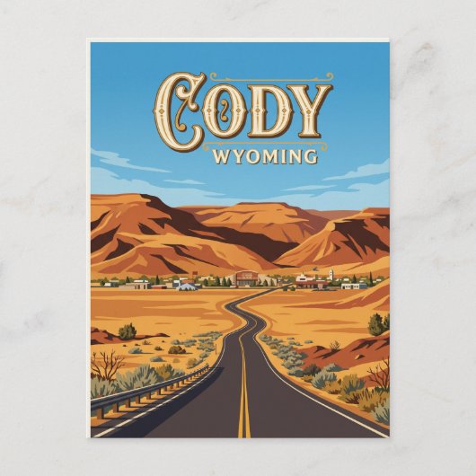 Cody USA Postkarte (Vorderseite)