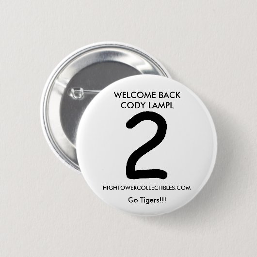 cody, WILLKOMMEN ZURÜCK CODY LAMPL, Button (Vorne & Hinten)