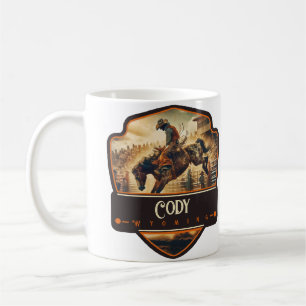 Cody, Wyoming Antik Kaffeetasse