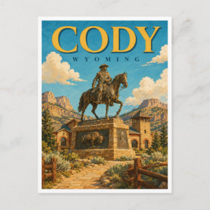 Cody Wyoming Buffalo Bill GeoSaga Postkarte