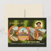 Cody Wyoming Postkarte (Vorne/Hinten)