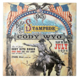 Cody, Wyoming Rodeo Keramikfliese