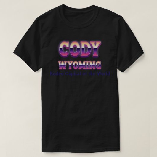 Cody Wyoming T-Shirt (Design vorne)