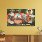 Cody, WyomingLarge Letter ScenesCody, WY Leinwanddruck (Insitu (Wohnzimmer))