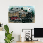 CODY'S GARAGE print Poster (Heimbüro)