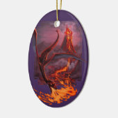 Cody's Lava Dragon Keramik Ornament (Links)