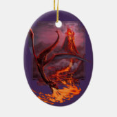 Cody's Lava Dragon Keramik Ornament (Hinten)