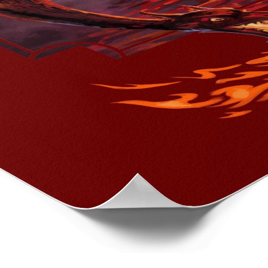 Cody's Lava Dragon Poster (Ecke)