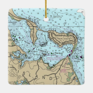 Coecles Harbour Nautical Christmas Keramikornament